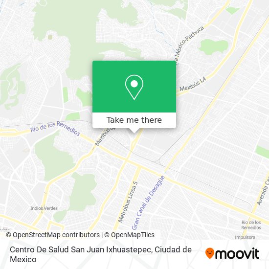 Centro De Salud San Juan Ixhuastepec map