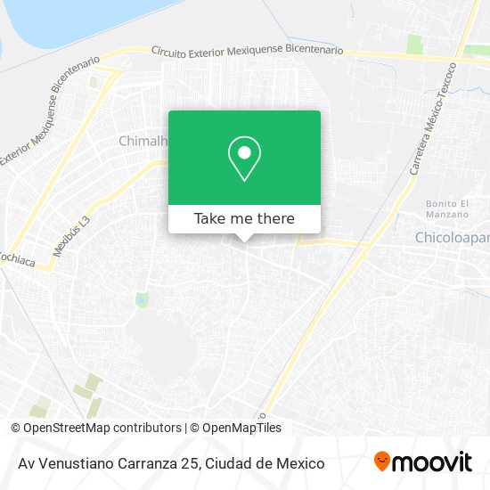 Av Venustiano Carranza 25 map