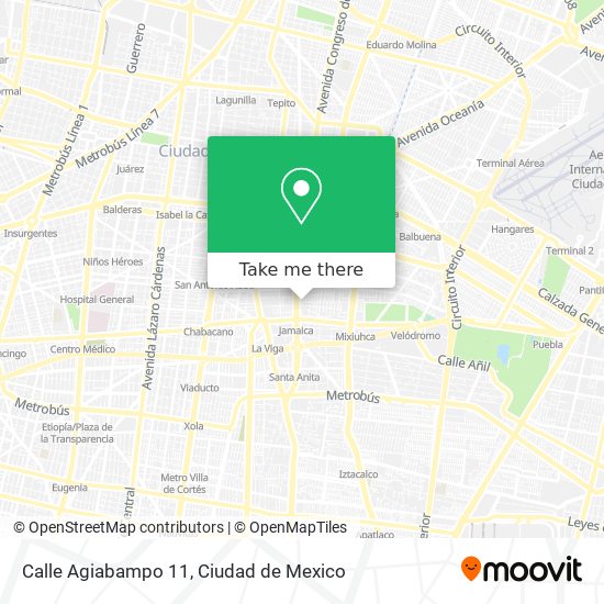 Calle Agiabampo 11 map