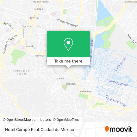 Hotel Campo Real map