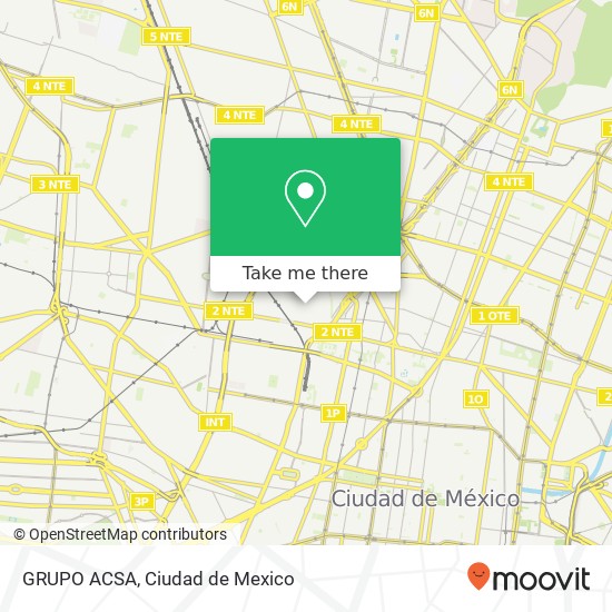 GRUPO ACSA map