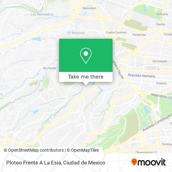 Mapa de Ploteo Frente A La Esia