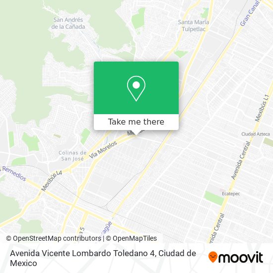 Avenida Vicente Lombardo Toledano 4 map