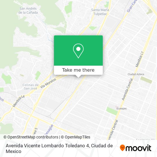 Avenida Vicente Lombardo Toledano 4 map