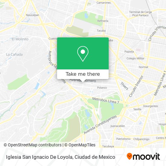Mapa de Iglesia San Ignacio De Loyola