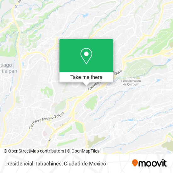 Residencial Tabachines map