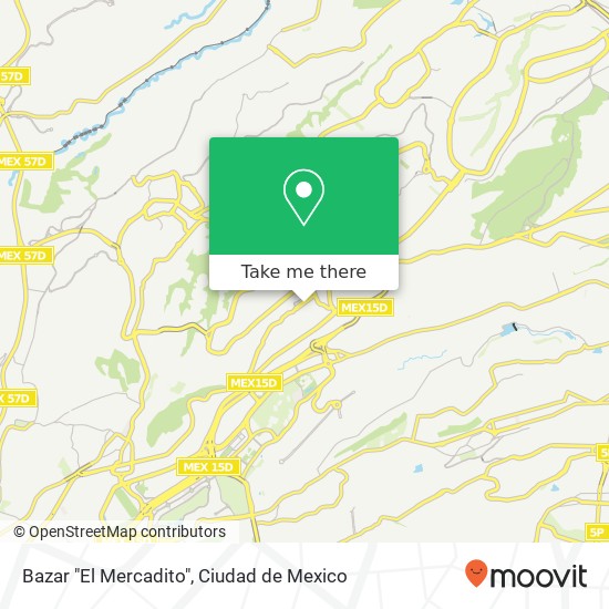 Bazar "El Mercadito" map