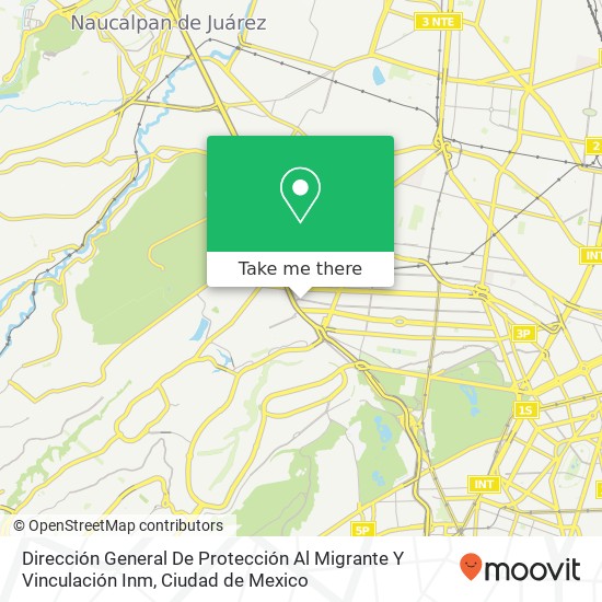 Mapa de Dirección General De Protección Al Migrante Y Vinculación Inm