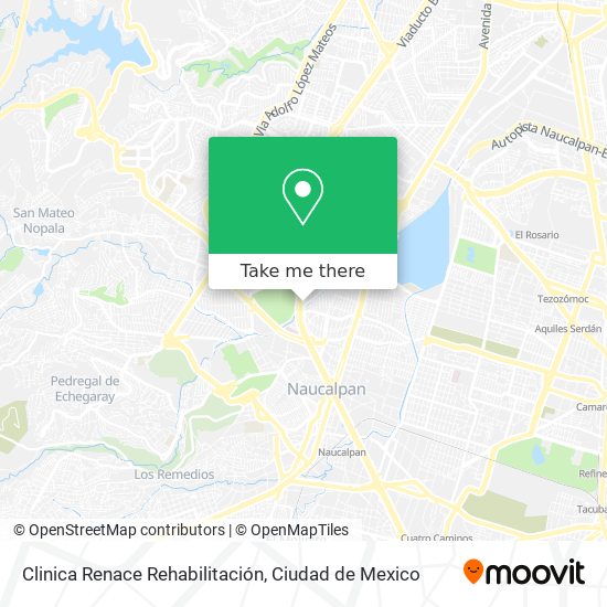 Clinica Renace Rehabilitación map