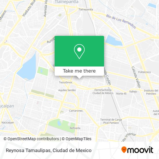Reynosa Tamaulipas map