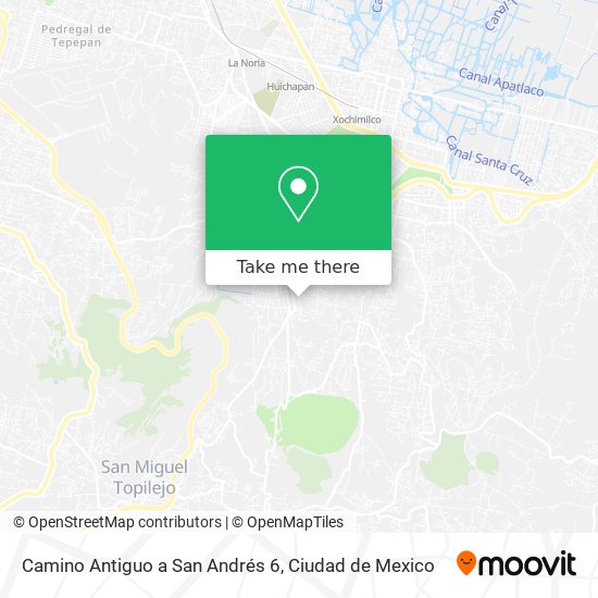 Mapa de Camino Antiguo a San Andrés 6