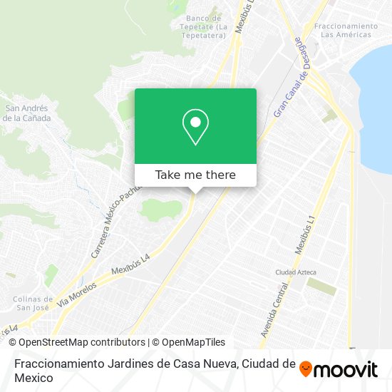 Fraccionamiento Jardines de Casa Nueva map