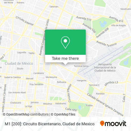 M1 [200]: Circuito Bicentenario map