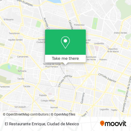 El Restaurante Enrique map
