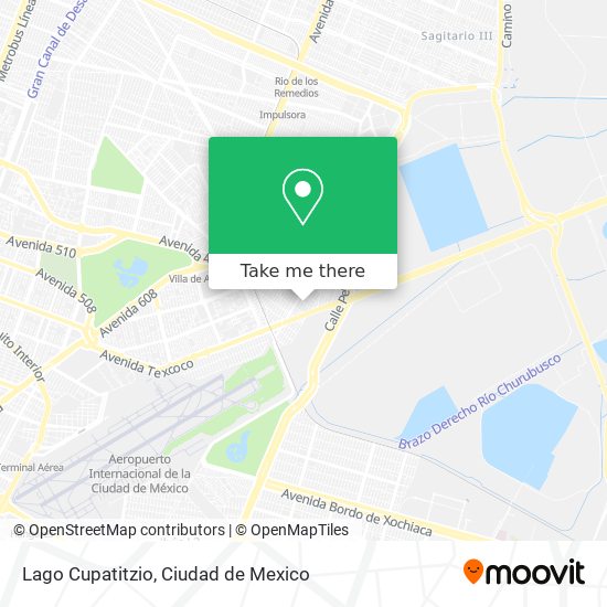 Mapa de Lago Cupatitzio