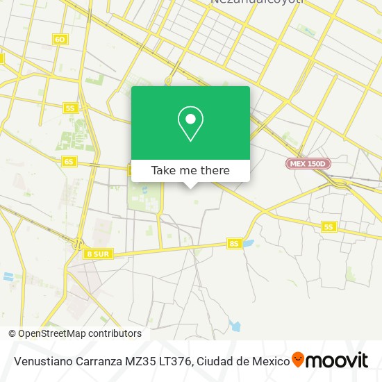 Venustiano Carranza MZ35 LT376 map