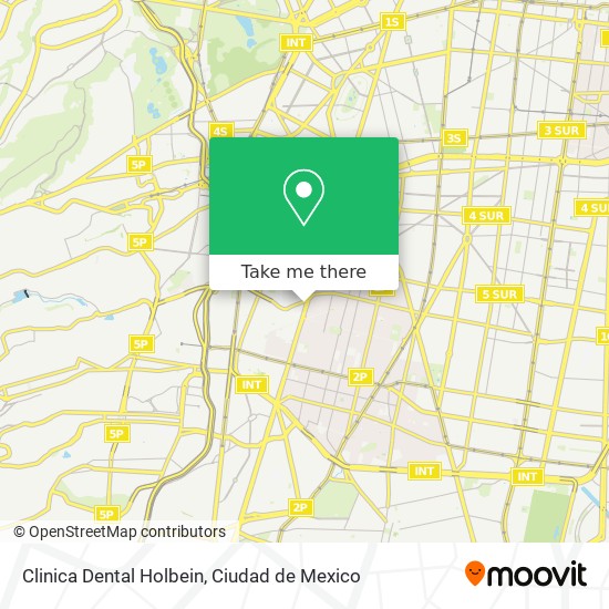 Clinica Dental Holbein map