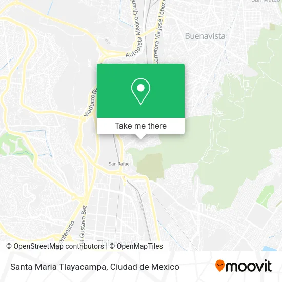Santa Maria Tlayacampa map
