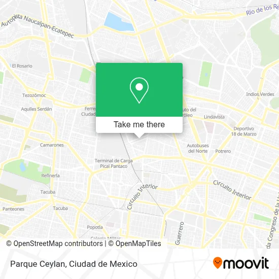 Parque Ceylan map