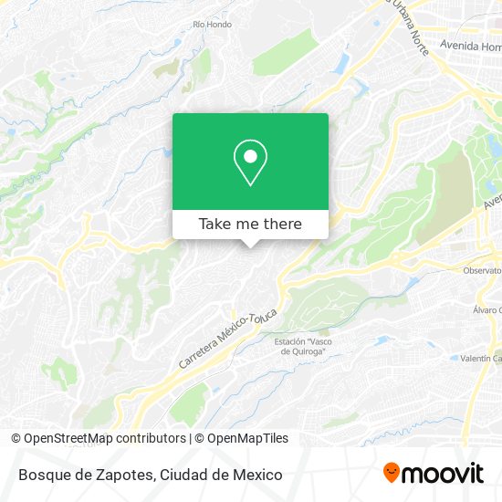 Mapa de Bosque de Zapotes