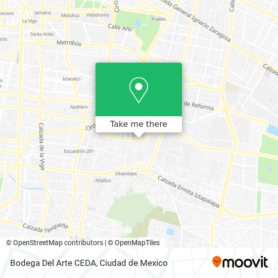 Bodega Del Arte CEDA map
