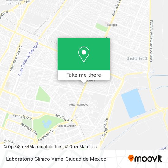 Laboratorio Clinico Vime map