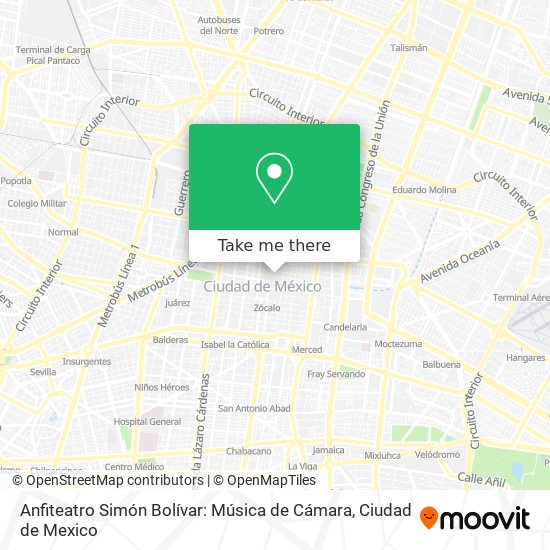 Anfiteatro Simón Bolívar: Música de Cámara map