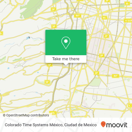 Colorado Time Systems México map