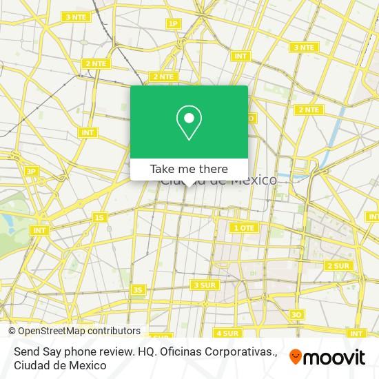 Send Say phone review. HQ. Oficinas Corporativas. map