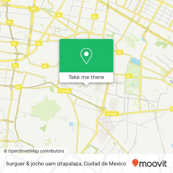 burguer & jocho uam iztapalapa map