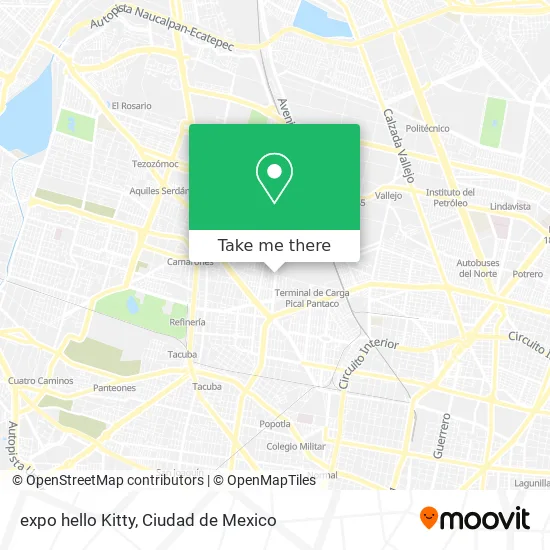 expo hello Kitty map