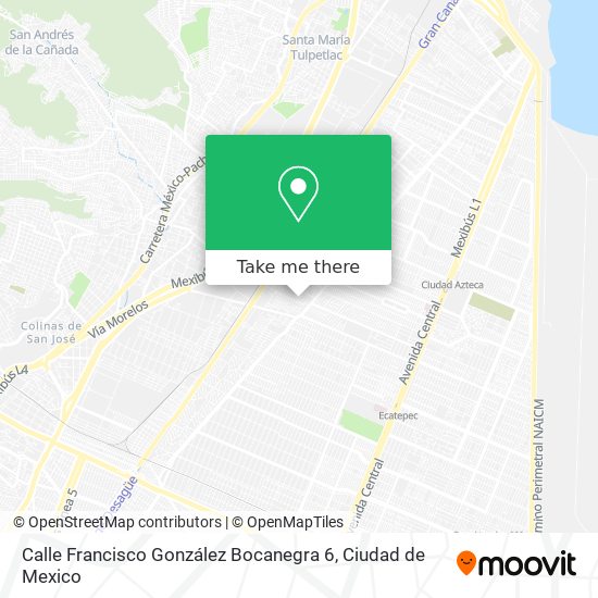 Mapa de Calle Francisco González Bocanegra 6