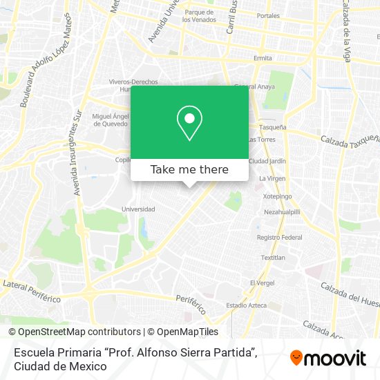 Escuela Primaria “Prof. Alfonso Sierra Partida” map
