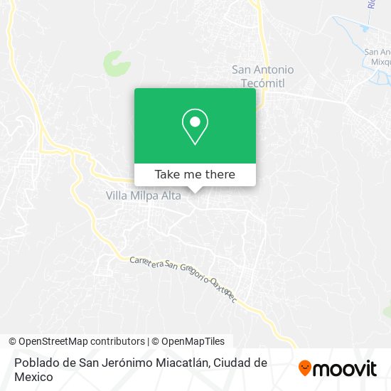 Poblado de San Jerónimo Miacatlán map