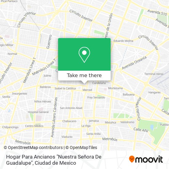 Hogar Para Ancianos "Nuestra Señora De Guadalupe" map