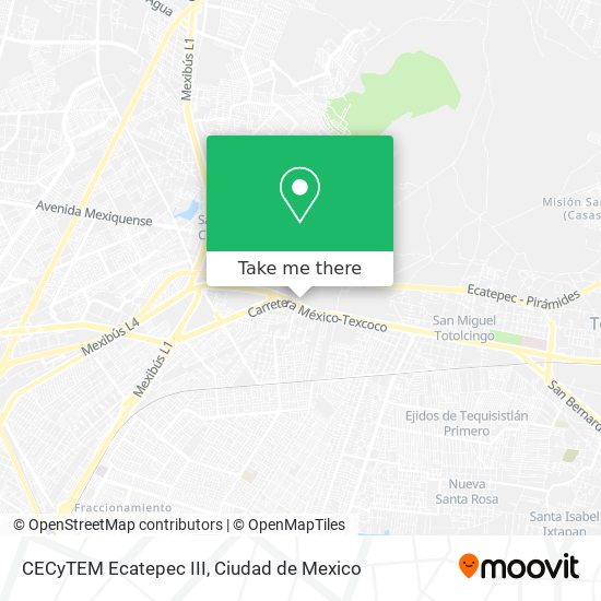CECyTEM Ecatepec III map