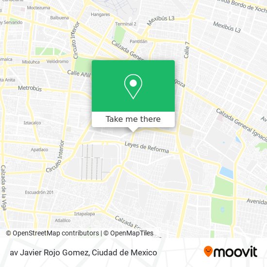 av Javier Rojo Gomez map