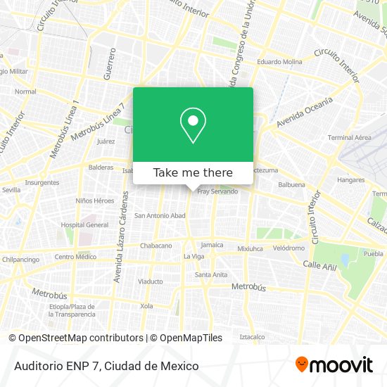 Auditorio ENP 7 map