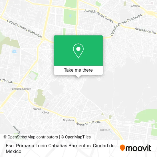 Esc. Primaria Lucio Cabañas Barrientos map
