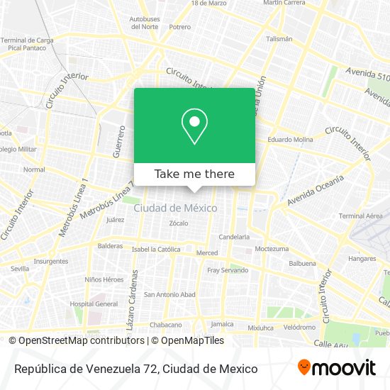 República de Venezuela 72 map