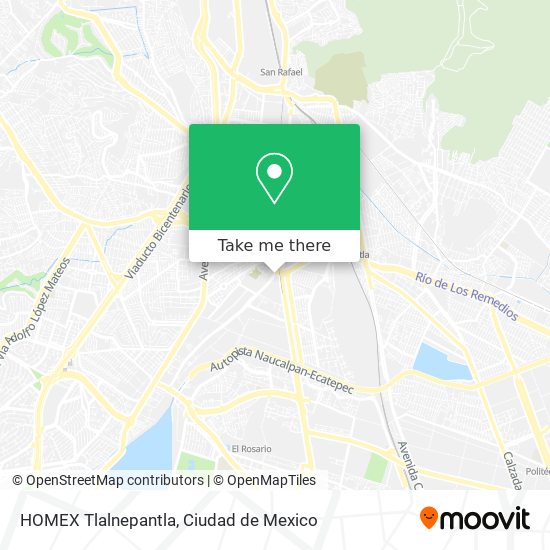 HOMEX Tlalnepantla map