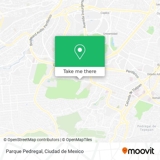 Mapa de Parque Pedregal