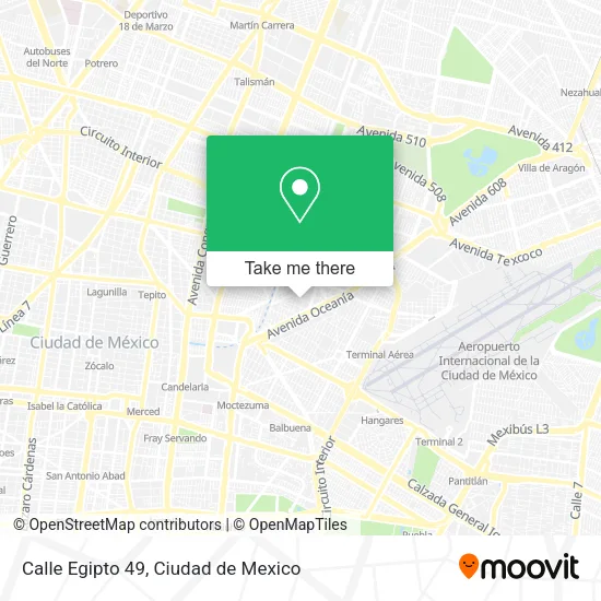 Calle Egipto 49 map