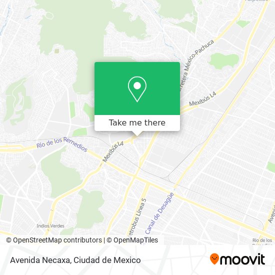 Avenida Necaxa map