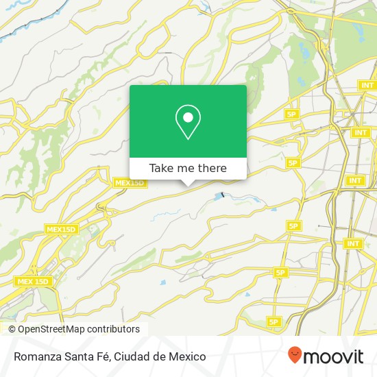 Romanza Santa Fé map