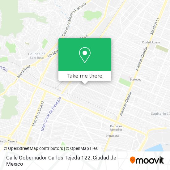 Calle Gobernador Carlos Tejeda 122 map