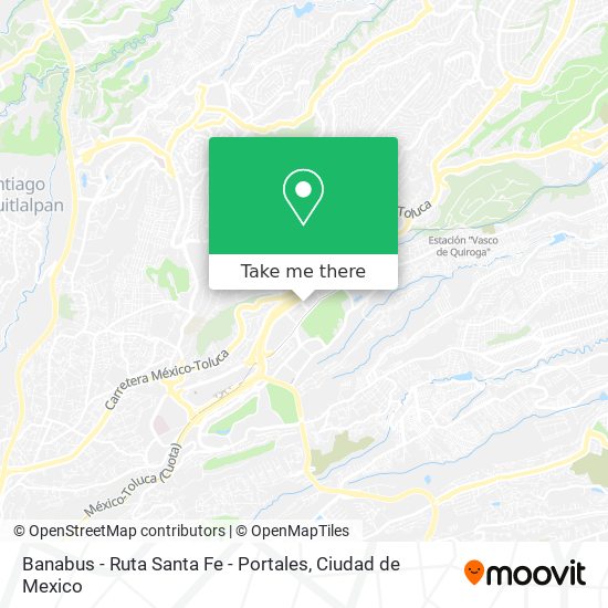 Banabus - Ruta Santa Fe - Portales map