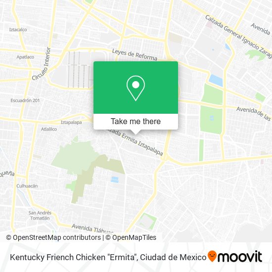 Kentucky Friench Chicken "Ermita" map