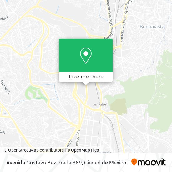 Mapa de Avenida Gustavo Baz Prada 389