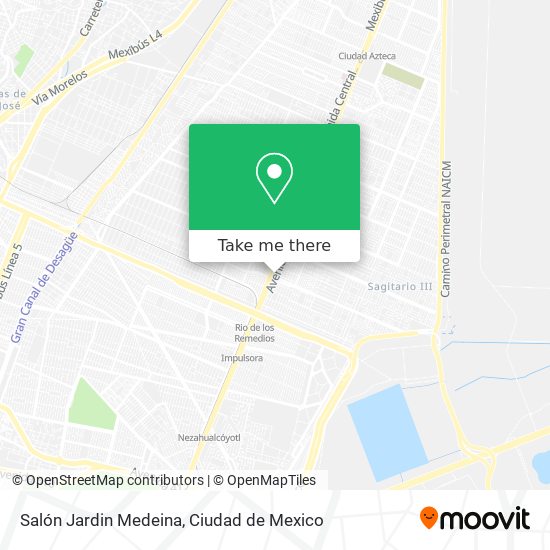 Mapa de Salón Jardin Medeina